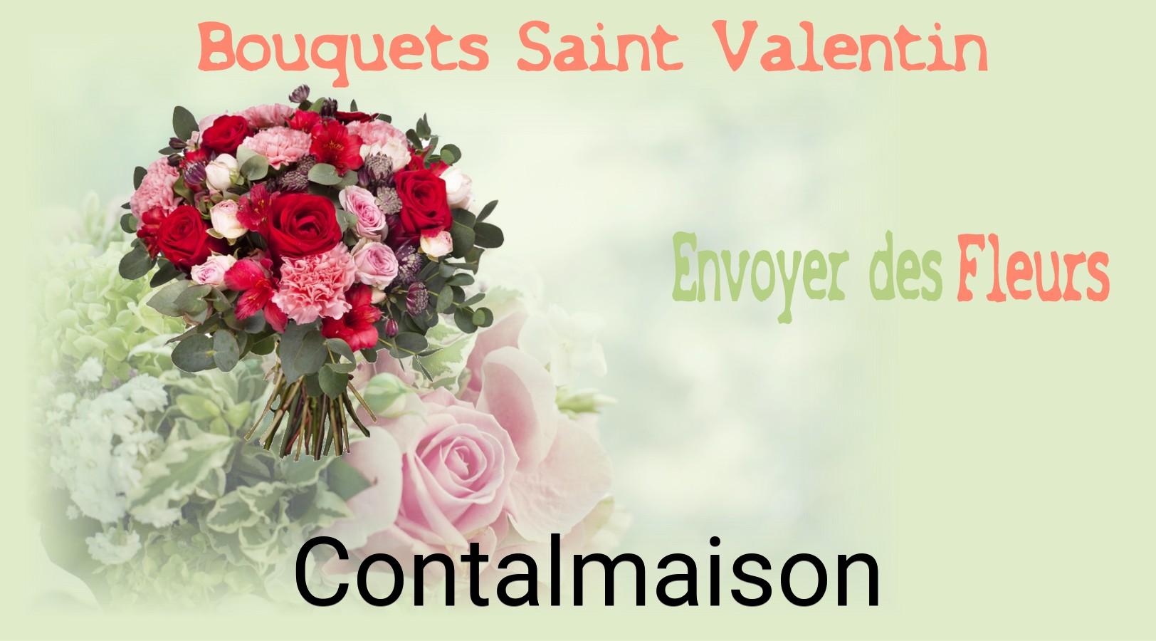 Roses de Saint-Valentin livrées à Contalmaison